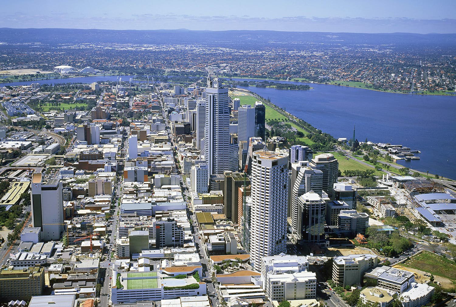 Aerial view of perth